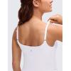 imageCRZ YOGA Butterluxe Maternity Clip Down Nursing Tank Tops  Adjustable Straps Womens Pregnancy Casual Cami Shirt Built in BraWhite