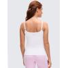 imageCRZ YOGA Butterluxe Maternity Clip Down Nursing Tank Tops  Adjustable Straps Womens Pregnancy Casual Cami Shirt Built in BraWhite