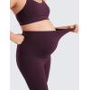 imageCRZ YOGA Butterluxe Maternity Leggings 25  Over The Belly Buttery Soft Workout Activewear Yoga Womens Pregnancy PantsDeep Purple
