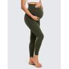 imageCRZ YOGA Butterluxe Maternity Leggings 25  Over The Belly Buttery Soft Workout Activewear Yoga Womens Pregnancy PantsOlive Green