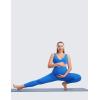 imageCRZ YOGA Butterluxe Maternity Leggings 25  Over The Belly Buttery Soft Workout Activewear Yoga Womens Pregnancy PantsSparkle Blue