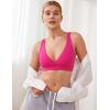 imageCRZ YOGA Butterluxe Maternity V Neck Nursing Bras  Wireless Sleep Breastfeeding Lounge Womens Pregnancy Bralette ComfyGranita Pink
