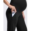 imageCRZ YOGA Butterluxe Maternity Wide Leg Pants Pockets 315  Over The Belly Workout Yoga Lounge Womens PregnancyBlack