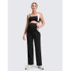 imageCRZ YOGA Butterluxe Maternity Wide Leg Pants Pockets 315  Over The Belly Workout Yoga Lounge Womens PregnancyBlack