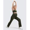 imageCRZ YOGA Butterluxe Maternity Wide Leg Pants Pockets 315  Over The Belly Workout Yoga Lounge Womens PregnancyOlive Green