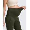 imageCRZ YOGA Butterluxe Maternity Wide Leg Pants Pockets 315  Over The Belly Workout Yoga Lounge Womens PregnancyOlive Green