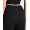 imageCRZ YOGA Butterluxe Palazzo Pants Pockets 30  Front Pleated High Waisted Yoga Lounge Casual Wide Leg Buttery SoftBlack