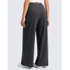 imageCRZ YOGA Butterluxe Palazzo Pants Pockets 30  Front Pleated High Waisted Yoga Lounge Casual Wide Leg Buttery SoftMysterious Grey