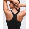 imageCRZ YOGA Butterluxe Racerback Mini Dress for Women  A Line Crewneck Casual Travel Outfits with Bras No Builtin ShortsBlack