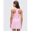 imageCRZ YOGA Butterluxe Racerback Mini Dress for Women  A Line Crewneck Casual Travel Outfits with Bras No Builtin ShortsVita Pink