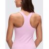 imageCRZ YOGA Butterluxe Racerback Mini Dress for Women  A Line Crewneck Casual Travel Outfits with Bras No Builtin ShortsVita Pink