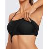 imageCRZ YOGA Butterluxe Racerback Tank Tops for Women  Scoop Neck Spaghetti Strap Padded Workout Camisole with Built in BraBlack