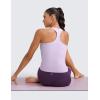 imageCRZ YOGA Butterluxe Racerback Tank Tops for Women  Yoga Workout Casual Gym Athletic Camisole Tight Sleeveless ShirtsLilac Air
