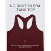 imageCRZ YOGA Butterluxe Racerback Tank Tops for Women  Yoga Workout Casual Gym Athletic Camisole Tight Sleeveless ShirtsRed Merlot