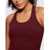 imageCRZ YOGA Butterluxe Racerback Tank Tops for Women  Yoga Workout Casual Gym Athletic Camisole Tight Sleeveless ShirtsRed Merlot