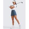 imageCRZ YOGA High Waisted A line Golf Skirts for Women  Mini Lined Tennis Casual Work Skorts with 3 PocketsStelindigo