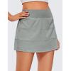 imageCRZ YOGA High Waisted A line Golf Skirts for Women  Mini Lined Tennis Casual Work Skorts with 3 PocketsSterling