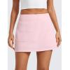imageCRZ YOGA High Waisted A line Golf Skirts for Women  Mini Lined Tennis Casual Work Skorts with 3 PocketsStrawberry Pink