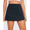 imageCRZ YOGA High Waisted A line Golf Skirts for Women  Mini Lined Tennis Casual Work Skorts with 3 PocketsTrue Navy