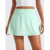 imageCRZ YOGA High Waisted Flowy Tennis Skirts for Women  Mini Lined Pickleball Casual A Line Skorts with PocketsMint Moment