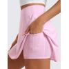 imageCRZ YOGA High Waisted Flowy Tennis Skirts for Women  Mini Lined Pickleball Casual A Line Skorts with PocketsPink Peony