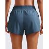 imageCRZ YOGA High Waisted Running Shorts for Women 25  Mesh Liner Quick Dry for Workout Sport Athletic with Zipper PocketStelindigo