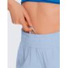 imageCRZ YOGA High Waisted Running Shorts for Women 25  Mesh Liner Quick Dry for Workout Sport Athletic with Zipper PocketThe Breeze Blue