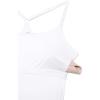 imageCRZ YOGA Lightweight Drapey Spagheii Straps Tennis Dress for Women  Mini Flowy Golf Outfits with Bras and Short LinerWhite