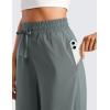 imageCRZ YOGA Lightweight Wide Leg Cropped Pants for Women 25  Casual Travel Work Sweatpants SummerGrey Sage