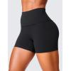 imageCRZ YOGA Secretsculpt Butterlift Biker Shorts 4  No Front Seam High Waisted Womens Workout Gym Booty Scrunch ButtBlack