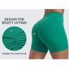 imageCRZ YOGA Secretsculpt Butterlift Biker Shorts 4  No Front Seam High Waisted Womens Workout Gym Booty Scrunch ButtCascadia Green