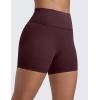 imageCRZ YOGA Secretsculpt Butterlift Biker Shorts 4  No Front Seam High Waisted Womens Workout Gym Booty Scrunch ButtRipe Plum