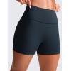 imageCRZ YOGA Secretsculpt Butterlift Biker Shorts 4  No Front Seam High Waisted Womens Workout Gym Booty Scrunch ButtTrue Navy