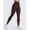 imageCRZ YOGA Secretsculpt Butterlift Workout Leggings 28  No Front Seam High Waisted Womens Yoga Pants Booty Scrunch ButtHot Fudge Brown