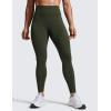 imageCRZ YOGA Secretsculpt Butterlift Workout Leggings 28  No Front Seam High Waisted Womens Yoga Pants Booty Scrunch ButtOlive Green