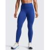 imageCRZ YOGA Secretsculpt Butterlift Workout Leggings 28  No Front Seam High Waisted Womens Yoga Pants Booty Scrunch ButtWaves Blue