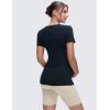 imageCRZ YOGA Softembrace Maternity Crewneck Short Sleeve Shirts  Soft Casual Pregnancy Tops Going Out Basic TShirts for WomenTrue Navy