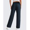 imageCRZ YOGA Straight Leg Casual Pants for Women 30 High Waisted Stretch Work Workout Travel Trousers with PocketsTrue Navy