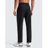imageCRZ YOGA Workout Daily Pants for Men 30  Quick Dry SweatWicking Athletic Casual Lounge Joggers Trouser with PocketsBlack