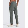 imageCRZ YOGA Workout Daily Pants for Men 30  Quick Dry SweatWicking Athletic Casual Lounge Joggers Trouser with PocketsGrey Sage
