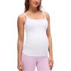 imageCRZ YOGA Butterluxe Maternity Clip Down Nursing Tank Tops  Adjustable Straps Womens Pregnancy Casual Cami Shirt Built in BraWhite