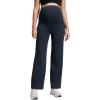 imageCRZ YOGA Butterluxe Maternity Wide Leg Pants Pockets 315  Over The Belly Workout Yoga Lounge Womens PregnancyTrue Navy