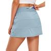 imageCRZ YOGA High Waisted A line Golf Skirts for Women  Mini Lined Tennis Casual Work Skorts with 3 PocketsLight Grayish Blue