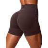 imageCRZ YOGA Secretsculpt Butterlift Biker Shorts 4  No Front Seam High Waisted Womens Workout Gym Booty Scrunch ButtHot Fudge Brown