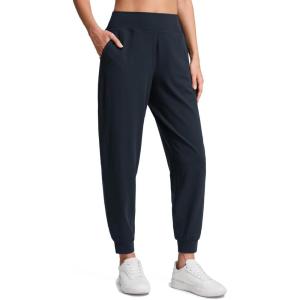 imageCRZ YOGA Butterluxe High Waisted Joggers for Women 28  Casual Lounge Workout Yoga Pants with PocketsTrue Navy