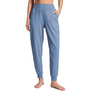 imageCRZ YOGA Butterluxe High Waisted Joggers for Women 28  Casual Lounge Workout Yoga Pants with PocketsWashed Denim