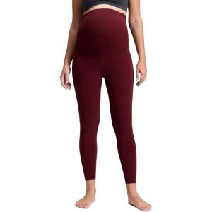 imageCRZ YOGA Butterluxe Maternity Leggings 25  Over The Belly Buttery Soft Workout Activewear Yoga Womens Pregnancy PantsRed Merlot