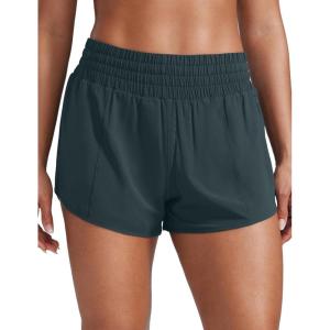 imageCRZ YOGA High Waisted Running Shorts for Women 25  Mesh Liner Quick Dry for Workout Sport Athletic with Zipper PocketMelanite