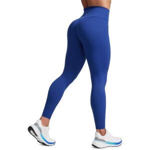 imageCRZ YOGA Secretsculpt Butterlift Workout Leggings 28  No Front Seam High Waisted Womens Yoga Pants Booty Scrunch ButtWaves Blue
