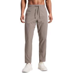 imageCRZ YOGA Workout Daily Pants for Men 30  Quick Dry SweatWicking Athletic Casual Lounge Joggers Trouser with PocketsCliff Ash